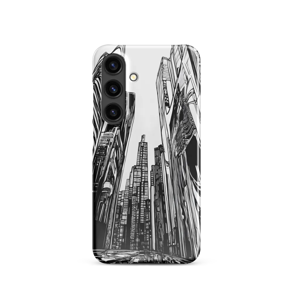 Urban Echoes: A Line Art Journey