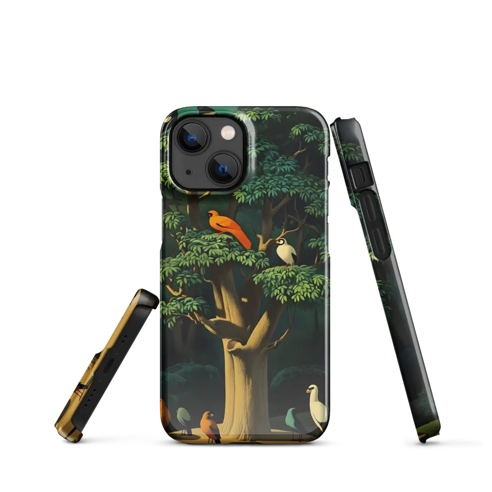 Harmony in Color: A Surreal Bird Symphony
