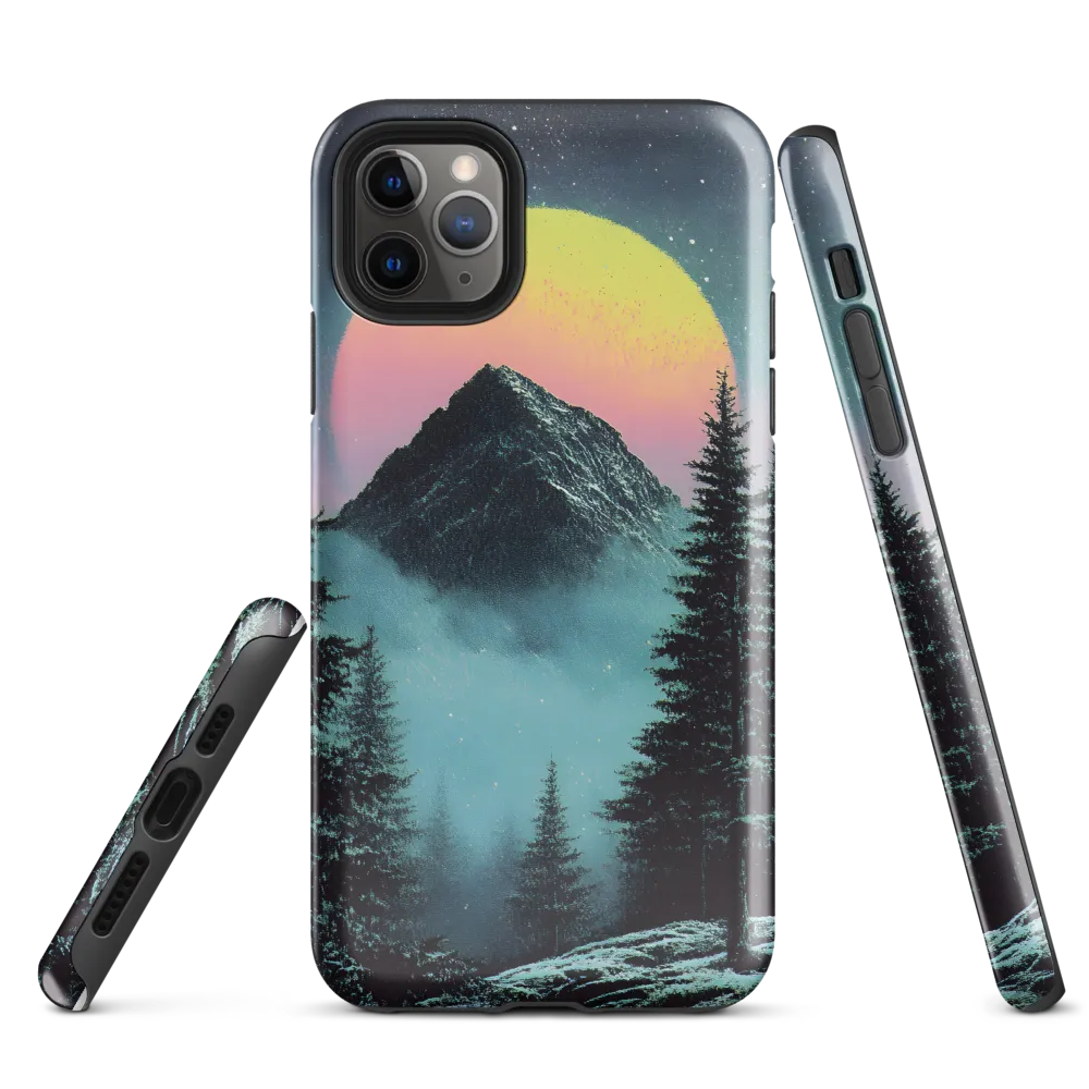 Ethereal Peaks Under Celestial Lights | Phone Case |  11 Pro Max | Tough Case | Glossy