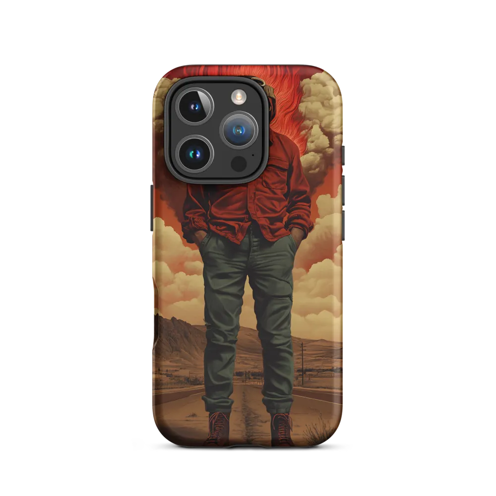 Defiant Spirit in a Surreal Landscape