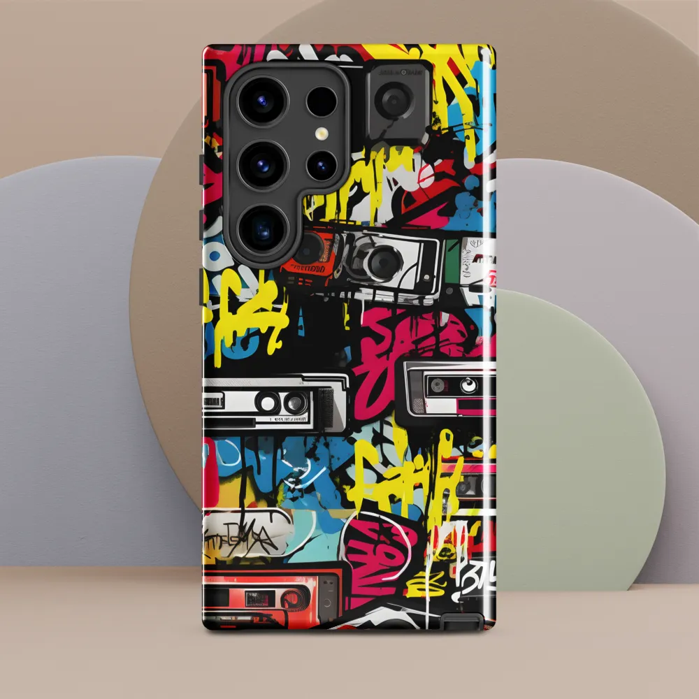 Urban Nostalgia: A Retro Cassette Explosion