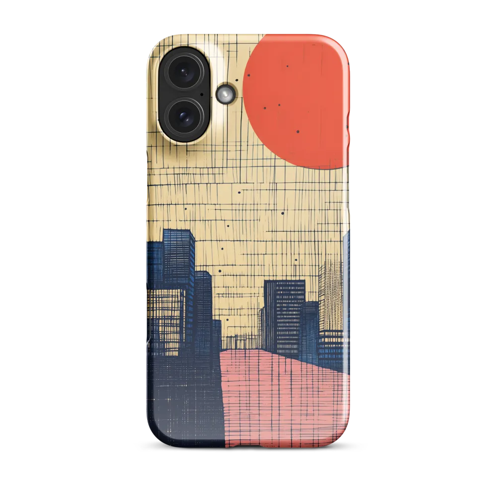Urban Echoes: A Minimalist Cityscape