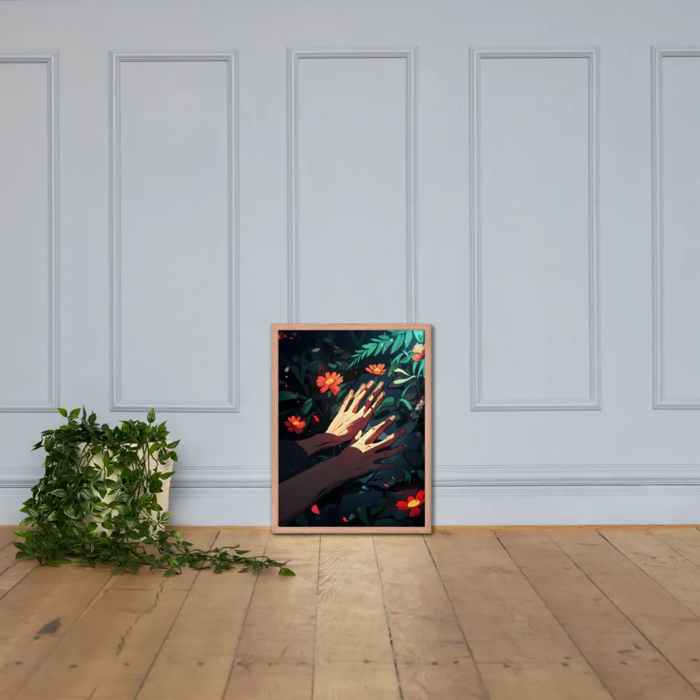 Whispers of Nature | Poster with Red oak Frame | 18″×24″