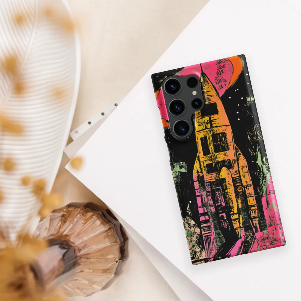 Cosmic Voyage: A Surreal Rocket Adventure