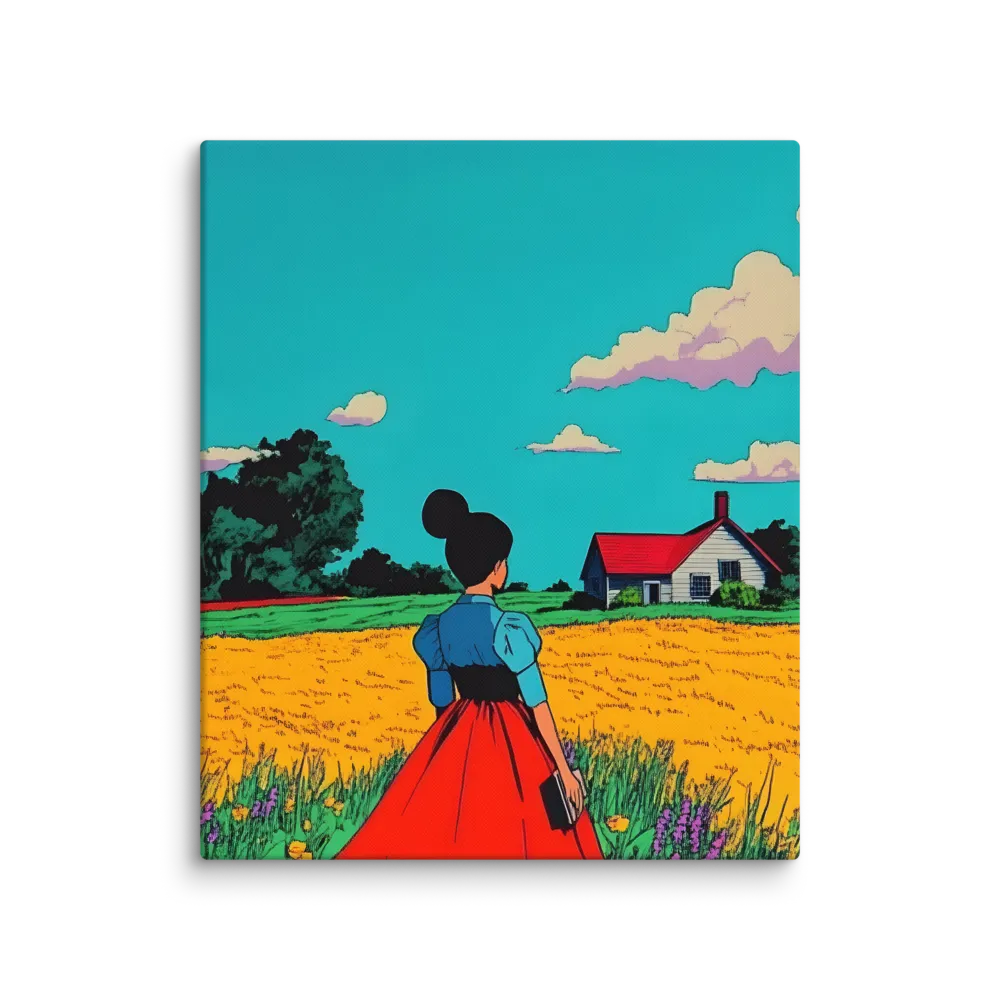 Whispers of a Sunlit Meadow | Canvas | 20″×24″