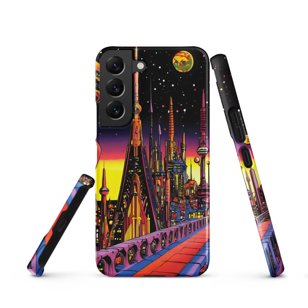 Futuristic Cosmos: A Journey Through Neon Cities