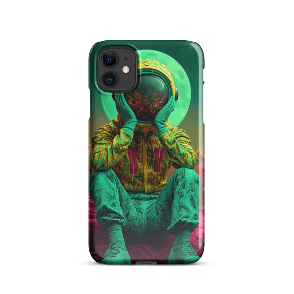 Cosmic Reflection: An Astronaut's Journey | Phone Case |  11 | Snap Case | Glossy