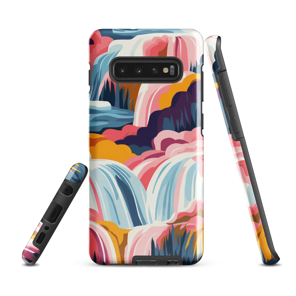 Cascades of Colorful Serenity | Phone Case |  S10 Plus | Tough Case | Glossy