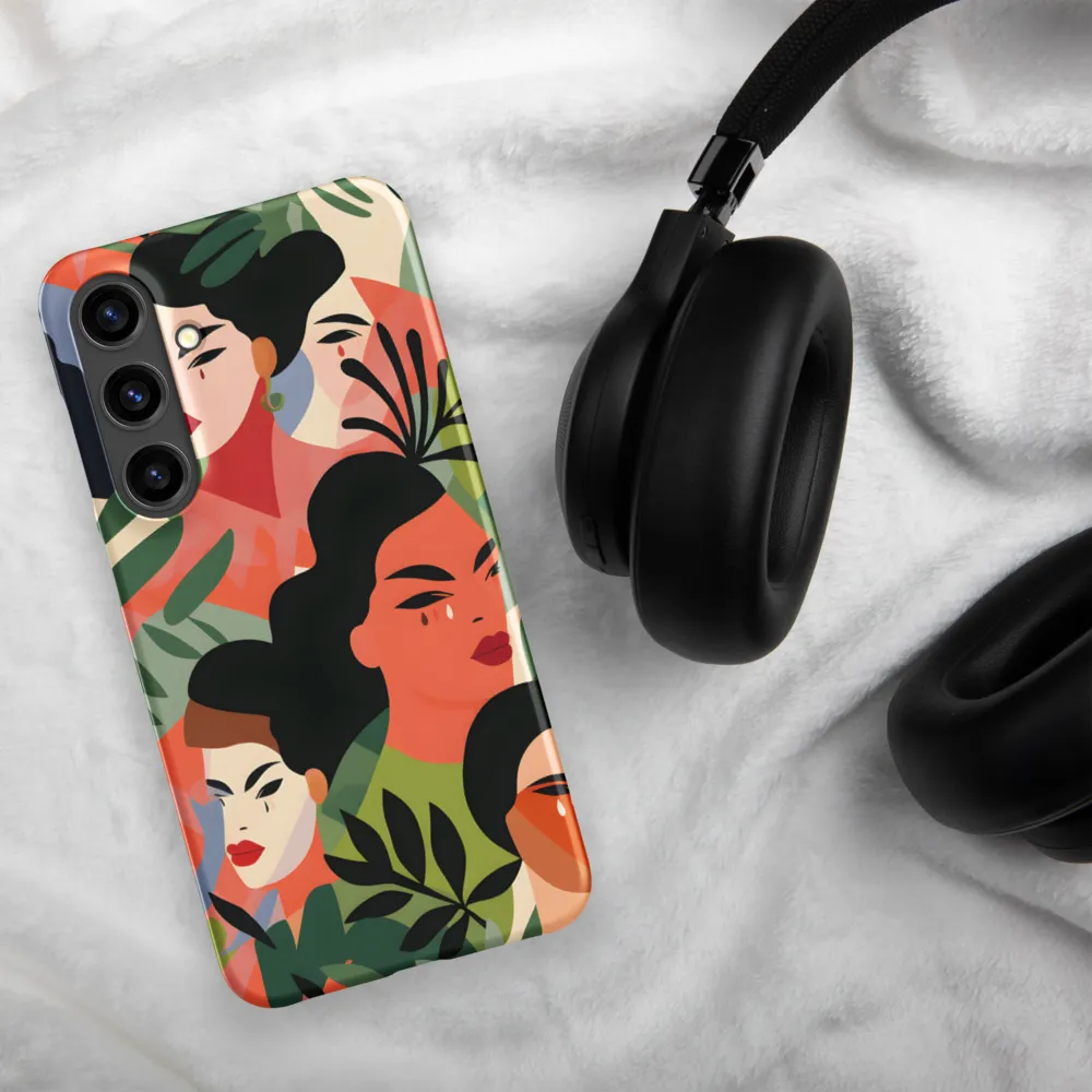 Harmony of Nature and Femininity | Phone Case |  S24 Plus | Snap Case | Matte