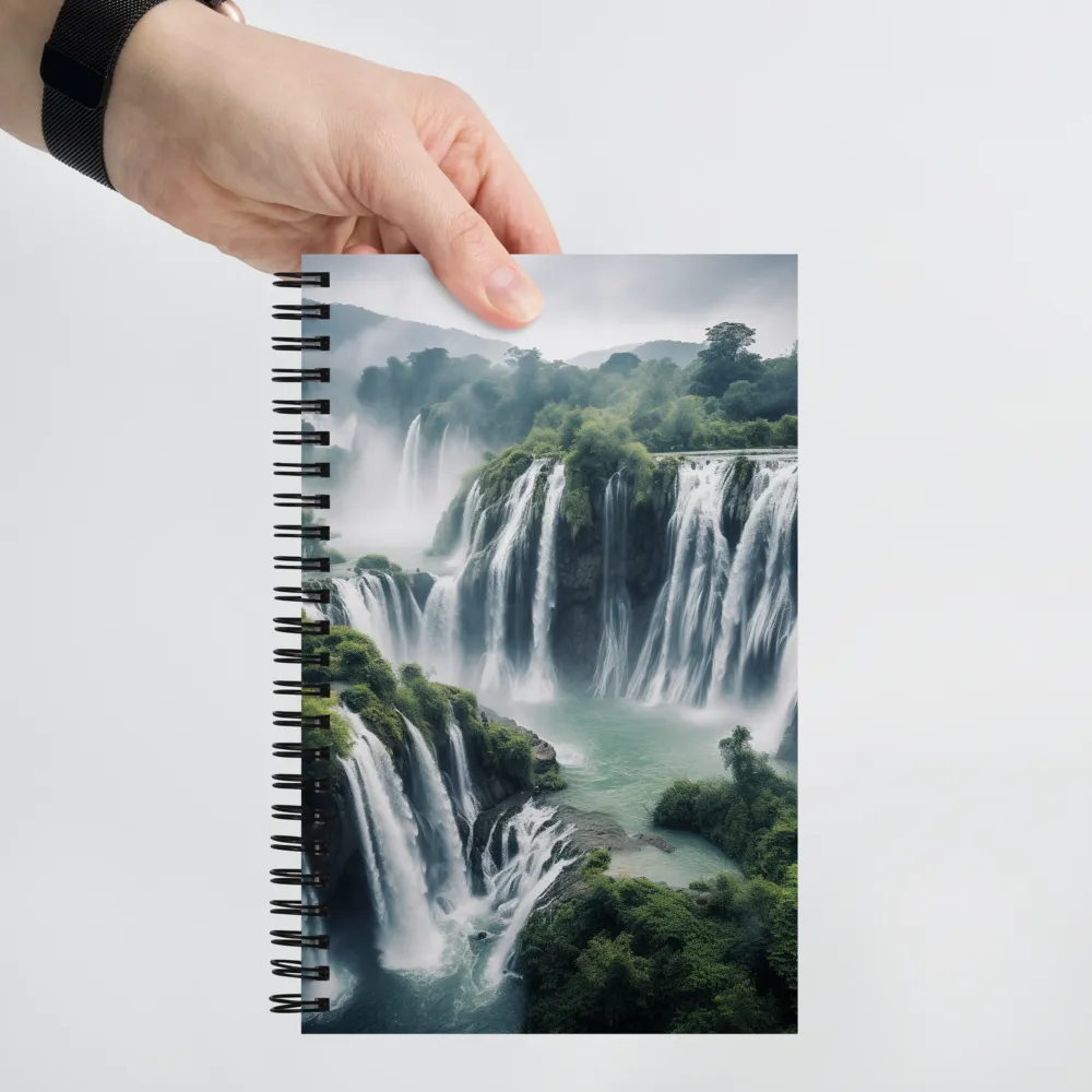 Whispers of the Cascades | Spiral Notebook