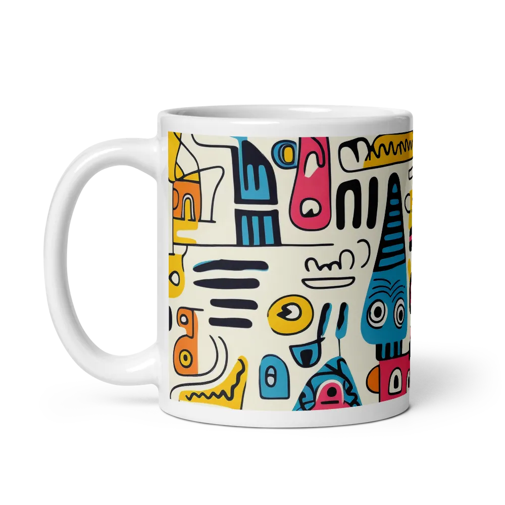 Vibrant Whimsy | Mug with White inside | 11 oz