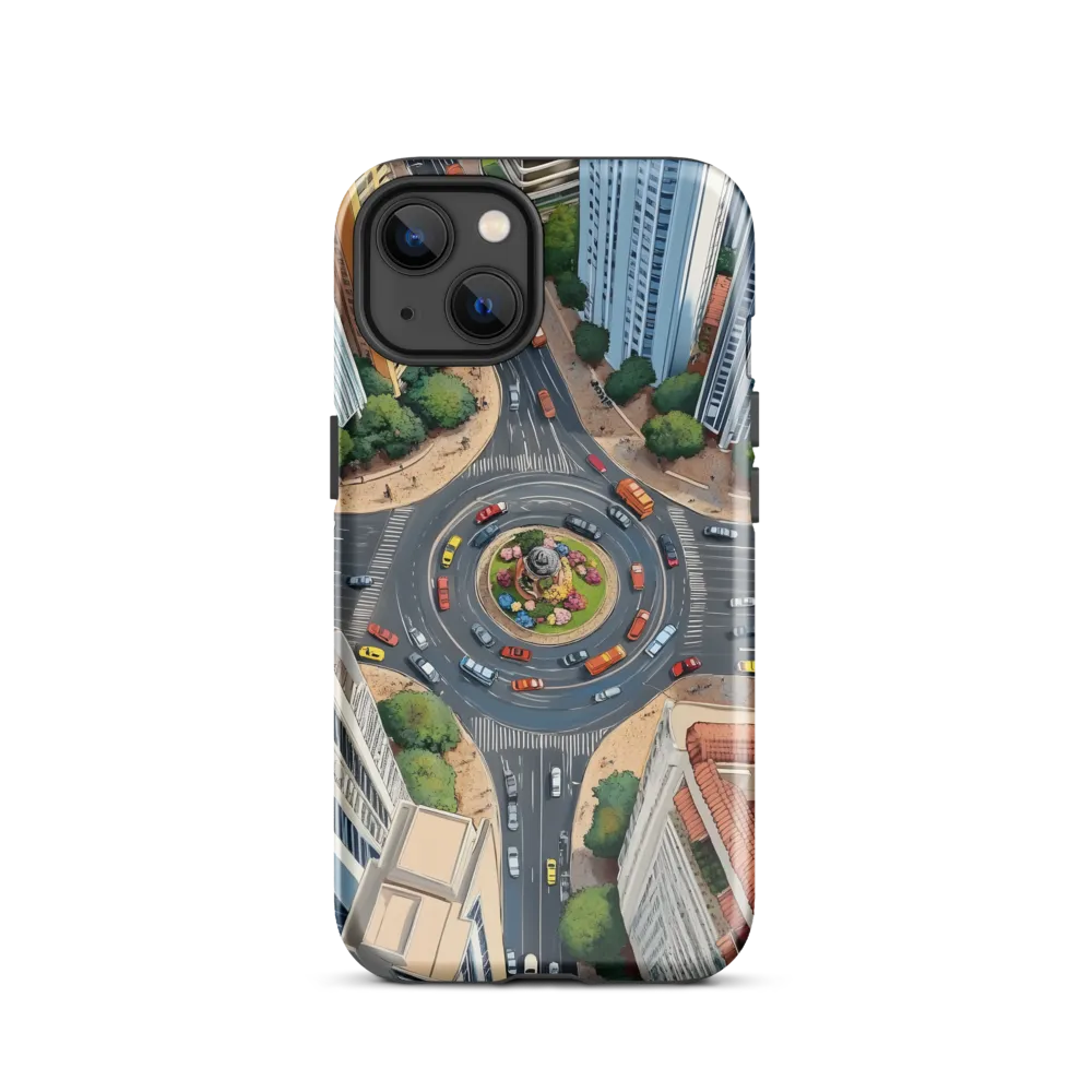 Urban Symphony: Aerial Vision of City Life