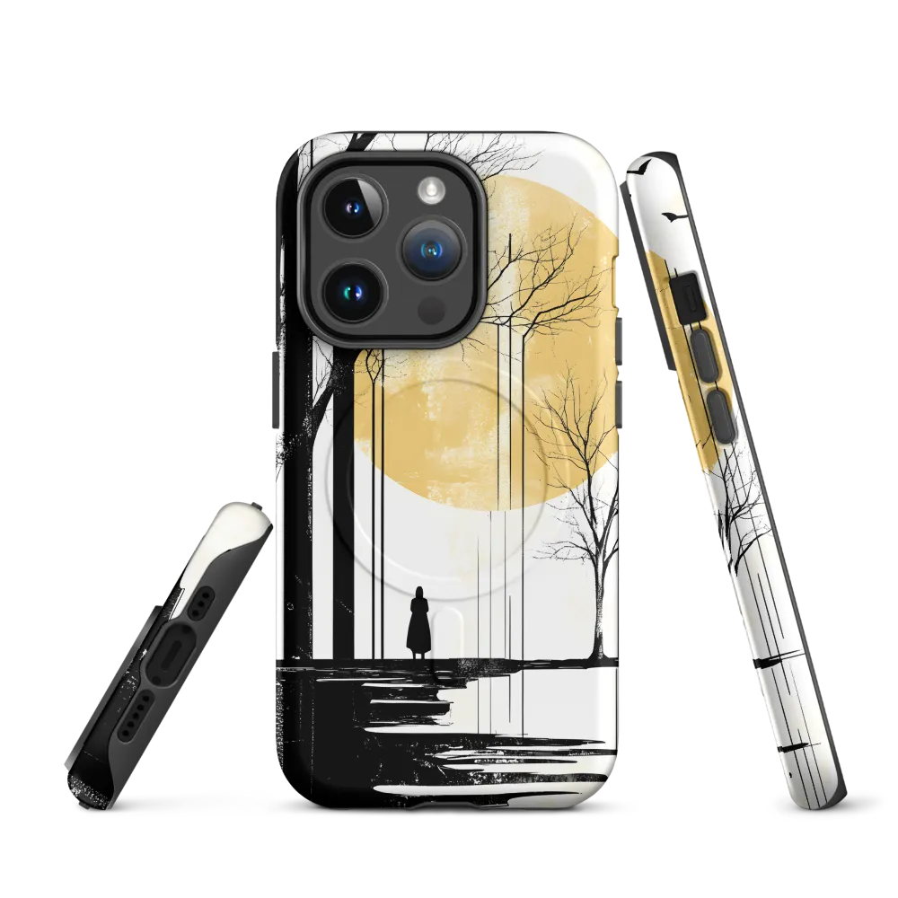 Solitude Under the Yellow Sun | Phone Case |  14 Pro | MagSafe® Tough Case | Matte