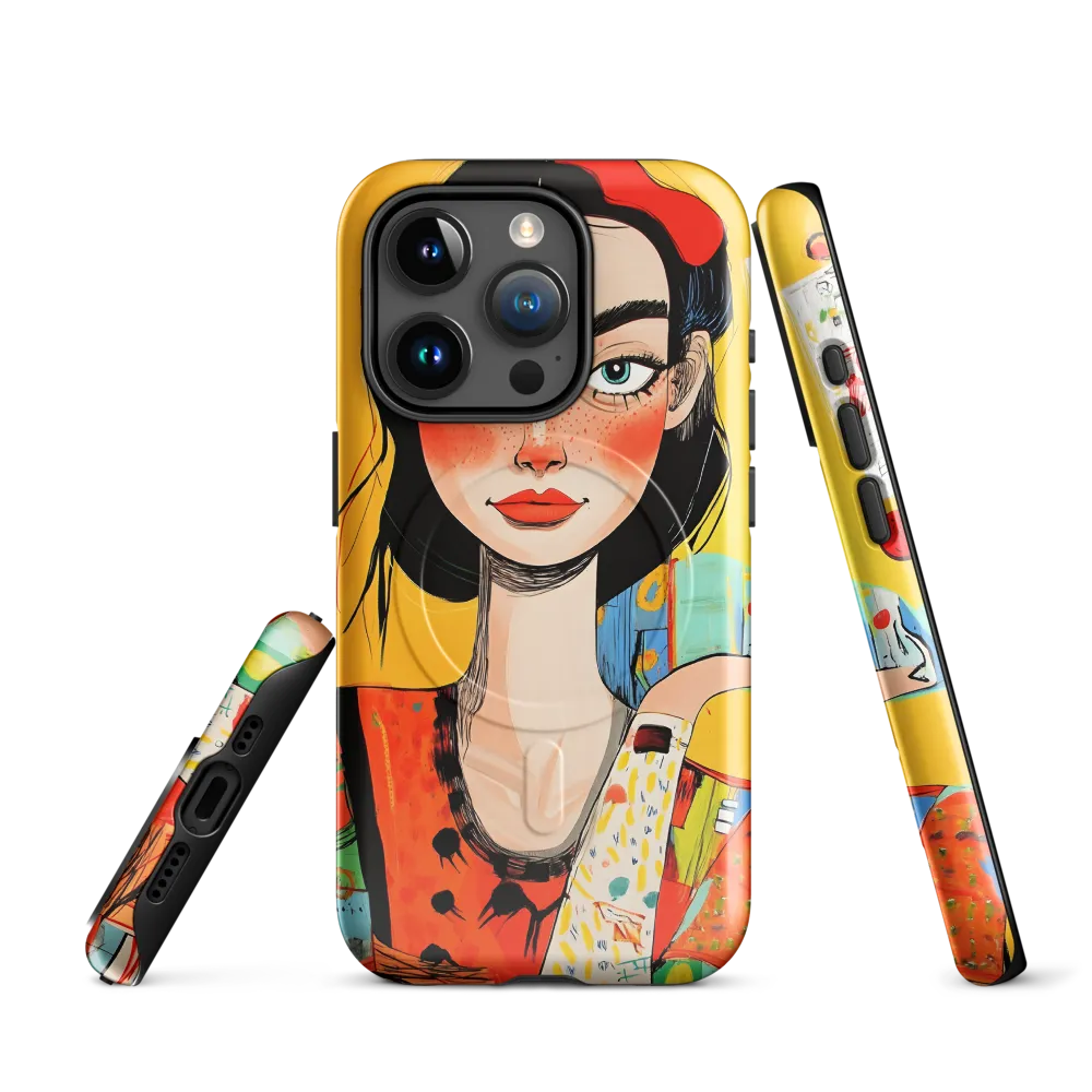Playful Elegance | Phone Case |  15 Pro | MagSafe® Tough Case | Glossy