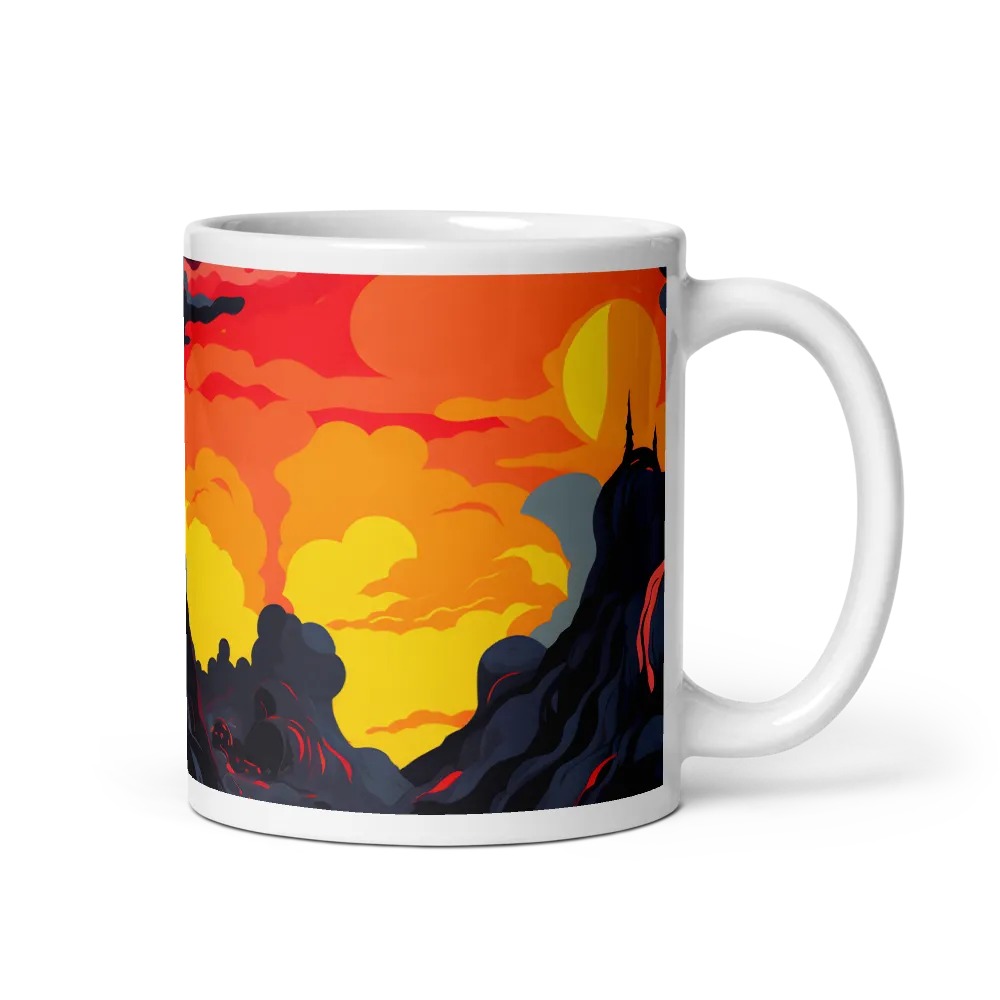 Eruption of Colors | Mug with White inside | 11 oz