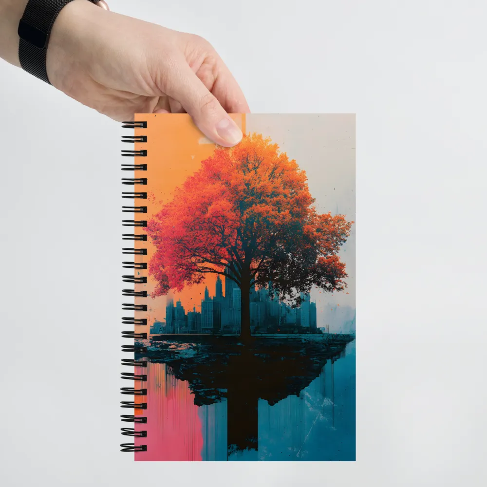 The Urban Embrace of Nature | Spiral Notebook