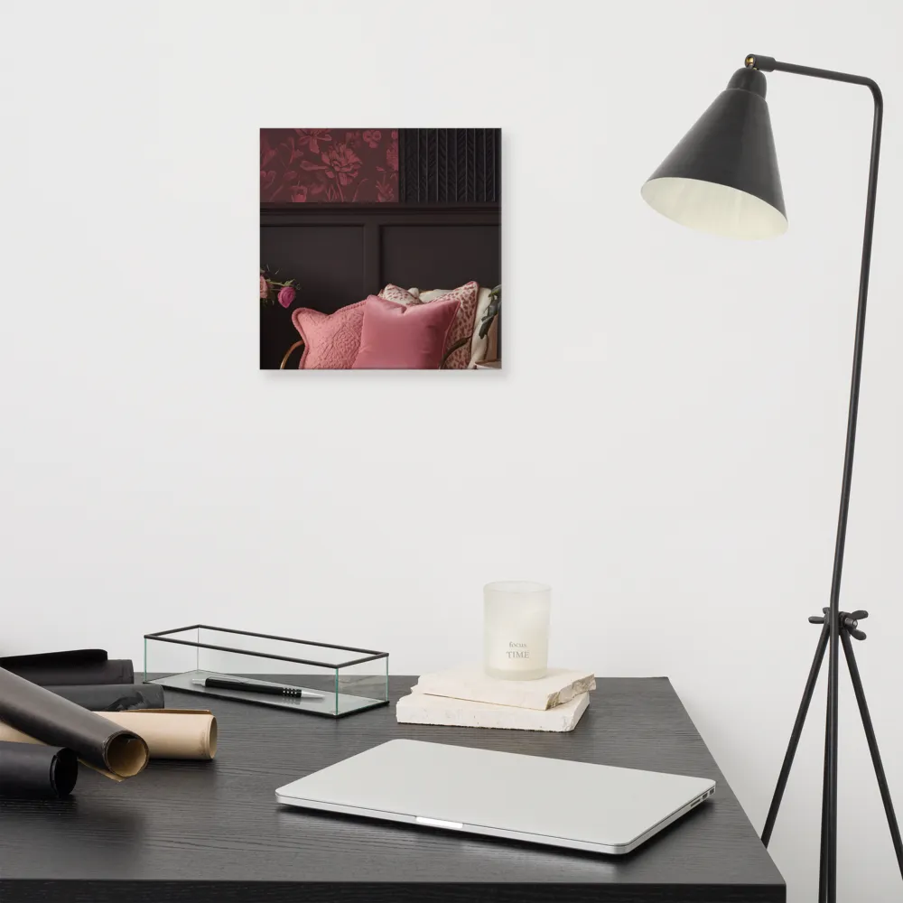Elegance in Contrast: A Modern Interior Design | Canvas | 12″×12″