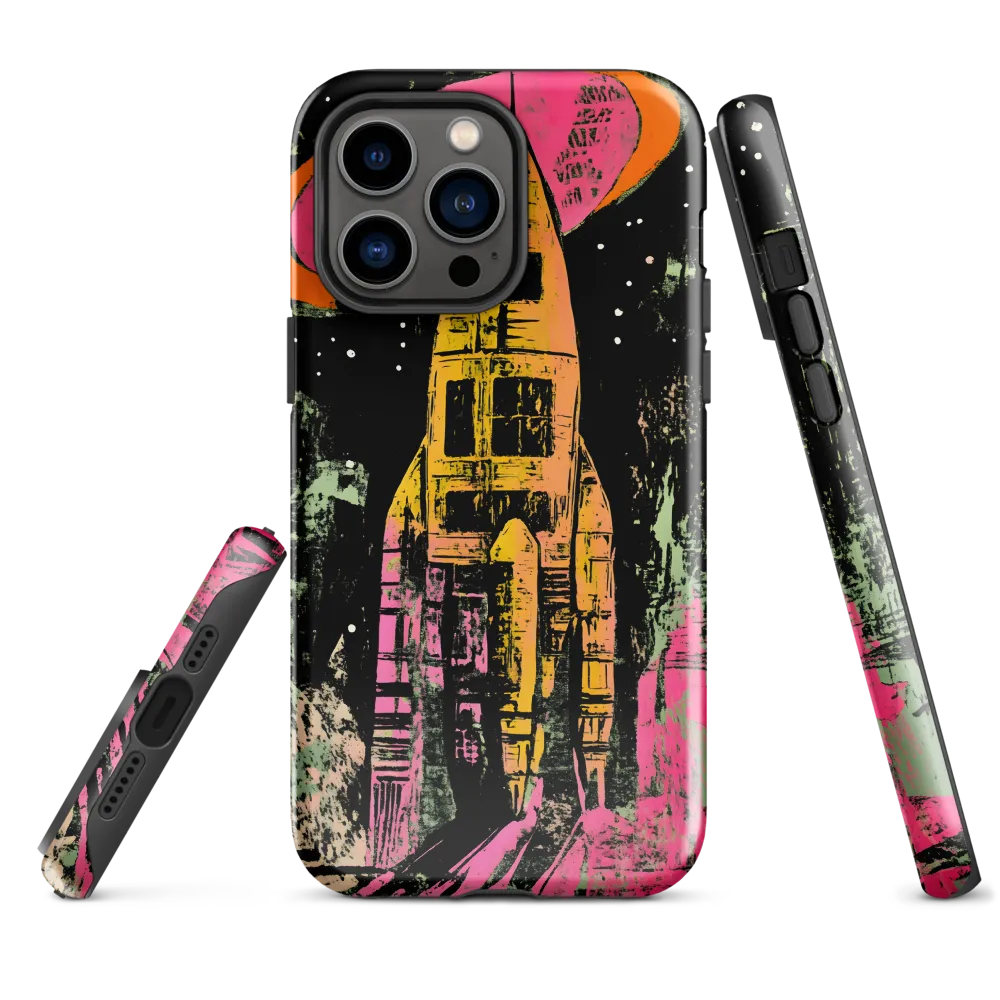 Cosmic Voyage: A Surreal Rocket Adventure