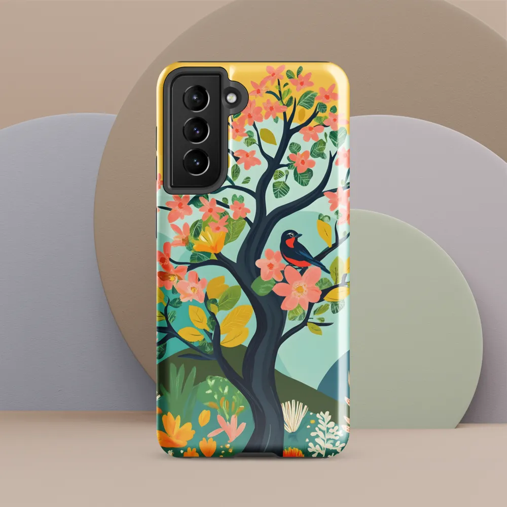 Spring Blossoms: A Serene Encounter