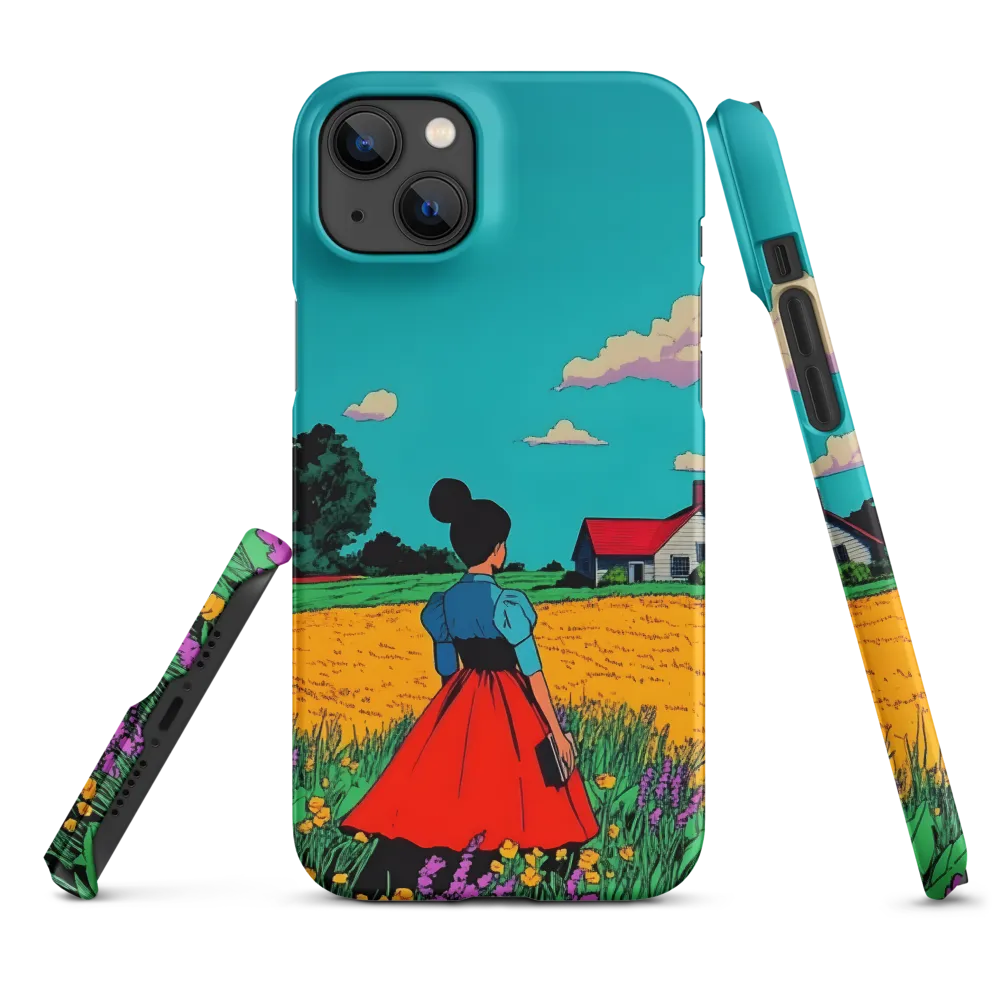 Whispers of a Sunlit Meadow | Phone Case |  14 Plus | Snap Case | Matte