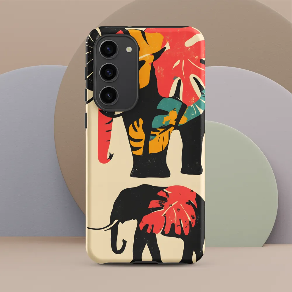 Tropical Elegance: The Elephant's Dance