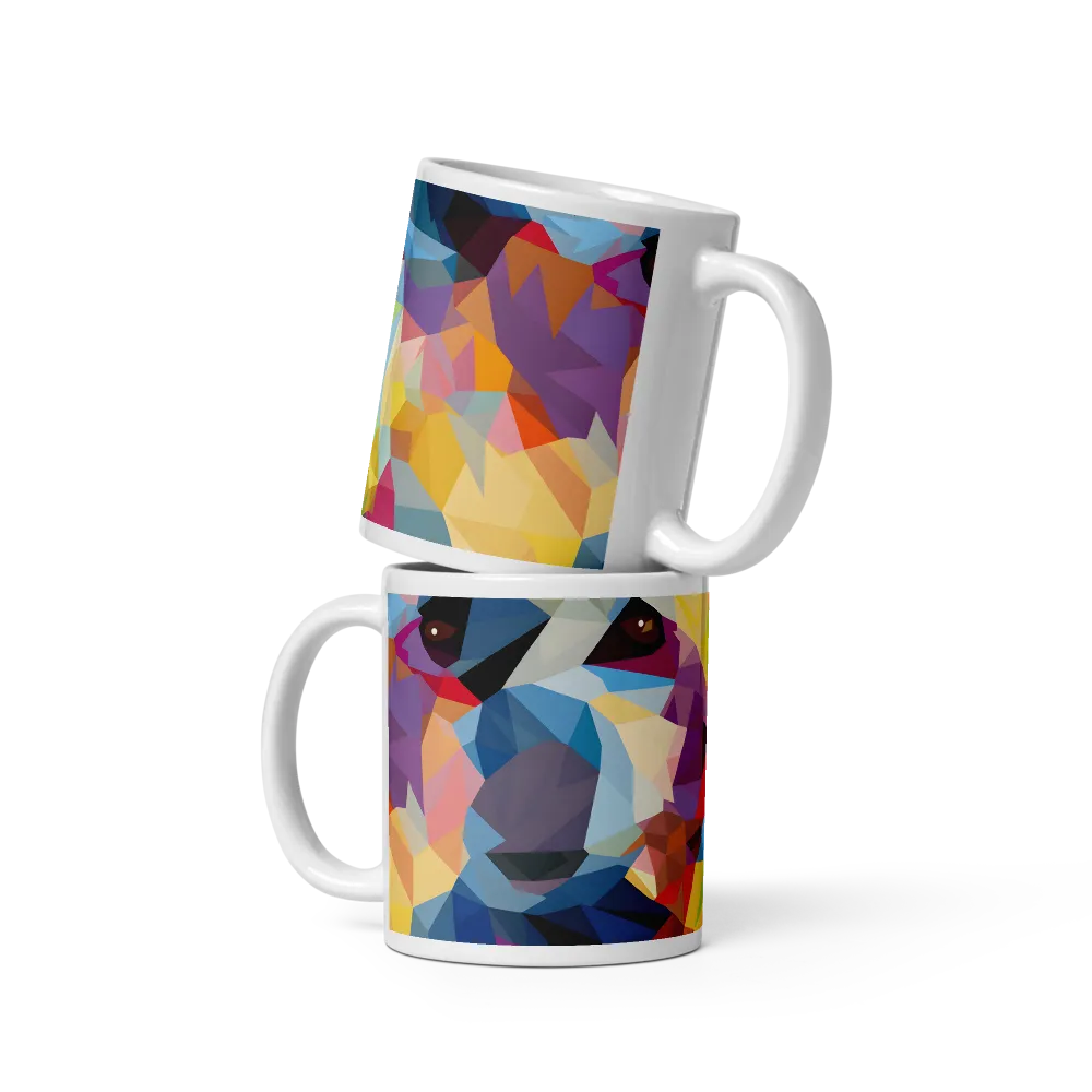 Playful Geometry: The Bear's Face | Mugs | Multiple Sizes & Colors