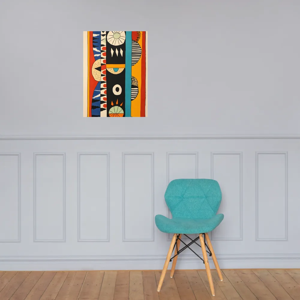 Playful Geometry: A Modern Abstract Exploration | Poster | 18″×24″
