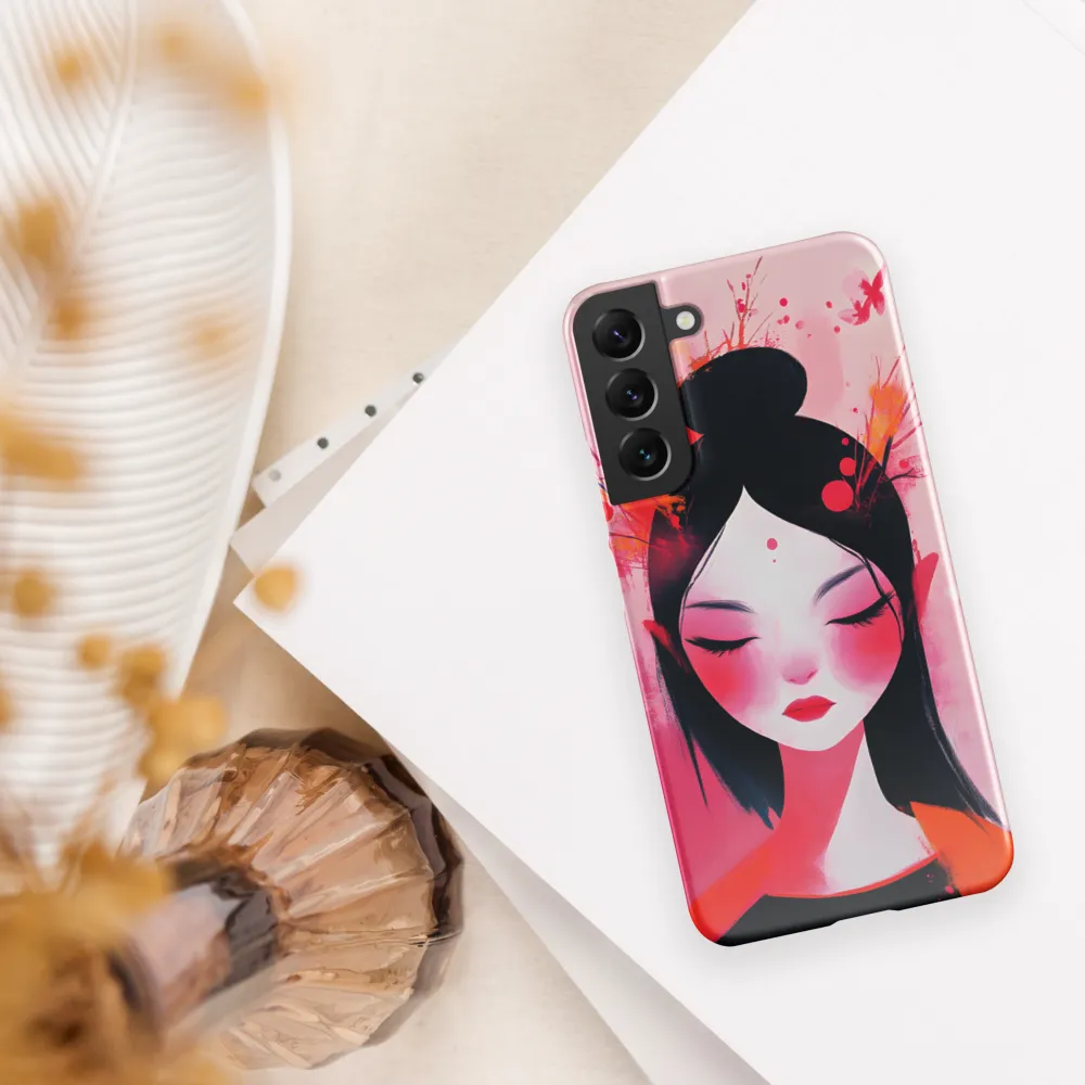 Serenity in Pink | Phone Case |  S22 Plus | Snap Case | Glossy