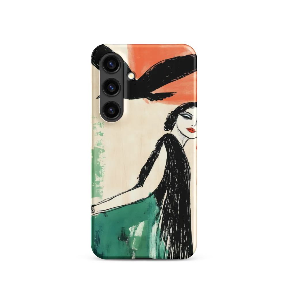 Elegance in Flight | Phone Case |  S24 | Snap Case | Matte