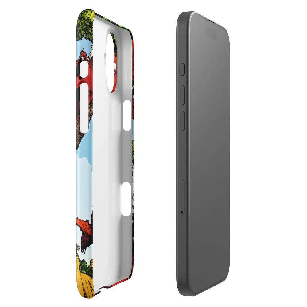 Whimsical Avian Gathering | Phone Case |  16 Plus | Snap Case | Glossy