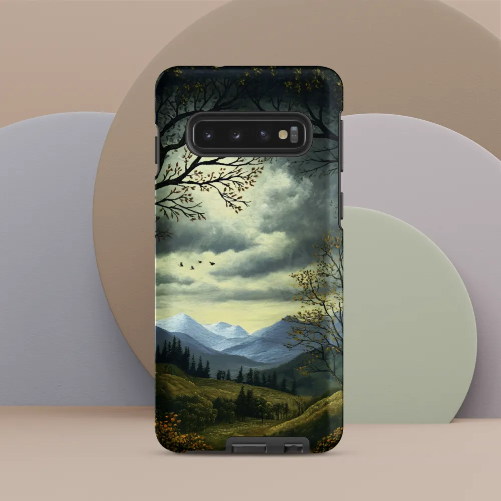 Nature's Embrace: A Tranquil Mountain Landscape