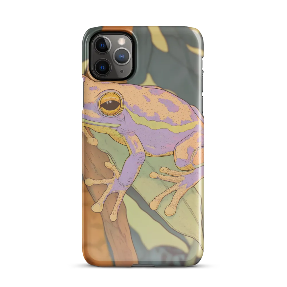 Elegance in Nature: The Vibrant Frog | Phone Case |  11 Pro Max | Snap Case | Glossy