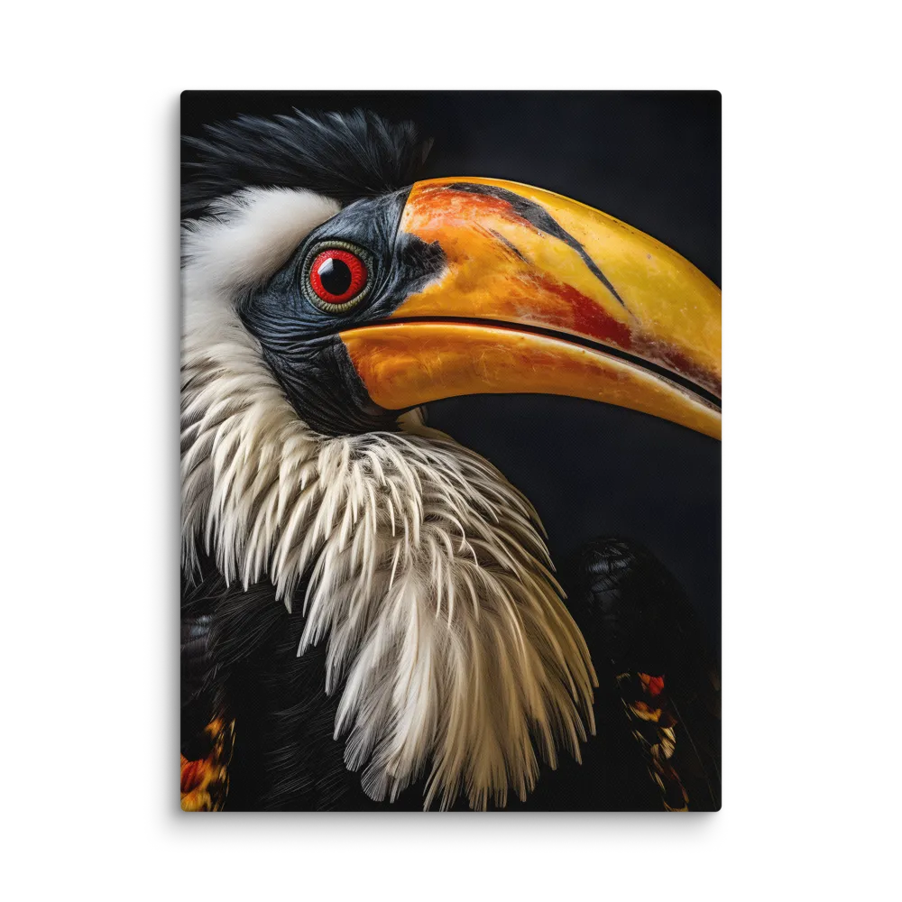 Majestic Hornbill Portrait | Canvas | 24″×32″