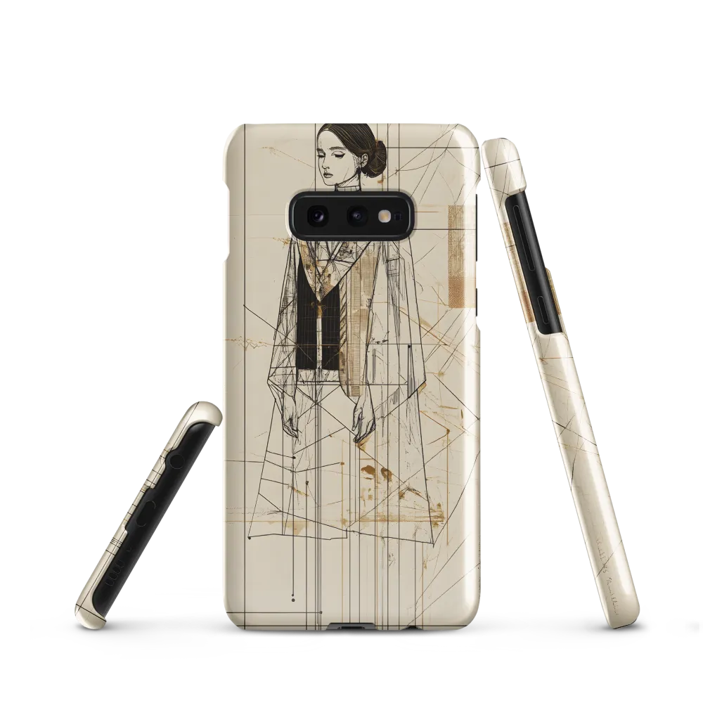 Elegance in Lines | Phone Case |  S10e | Snap Case | Glossy