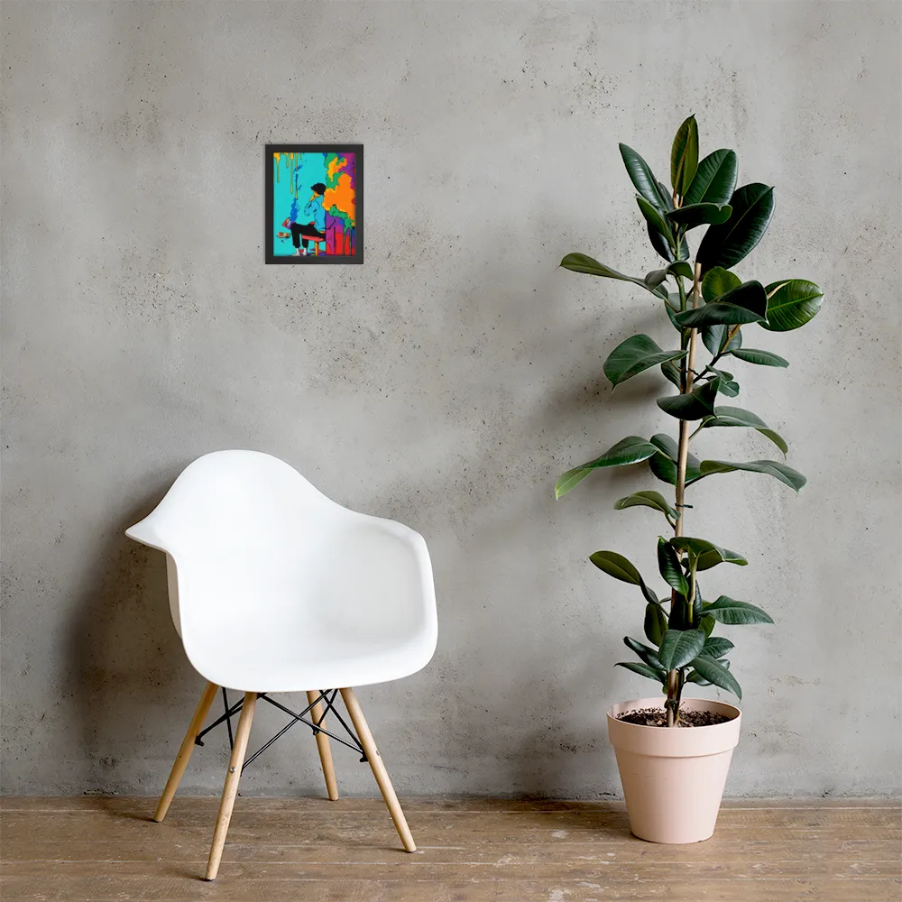 The Artist Within | Poster with Black Frame | 8″×10″