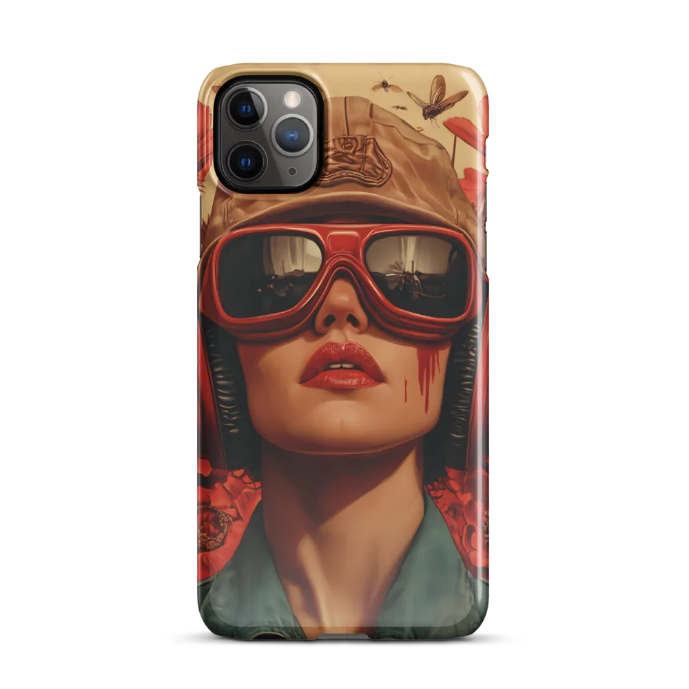 Defiant Portrait in a Floral Realm | Phone Case |  11 Pro Max | Snap Case | Glossy