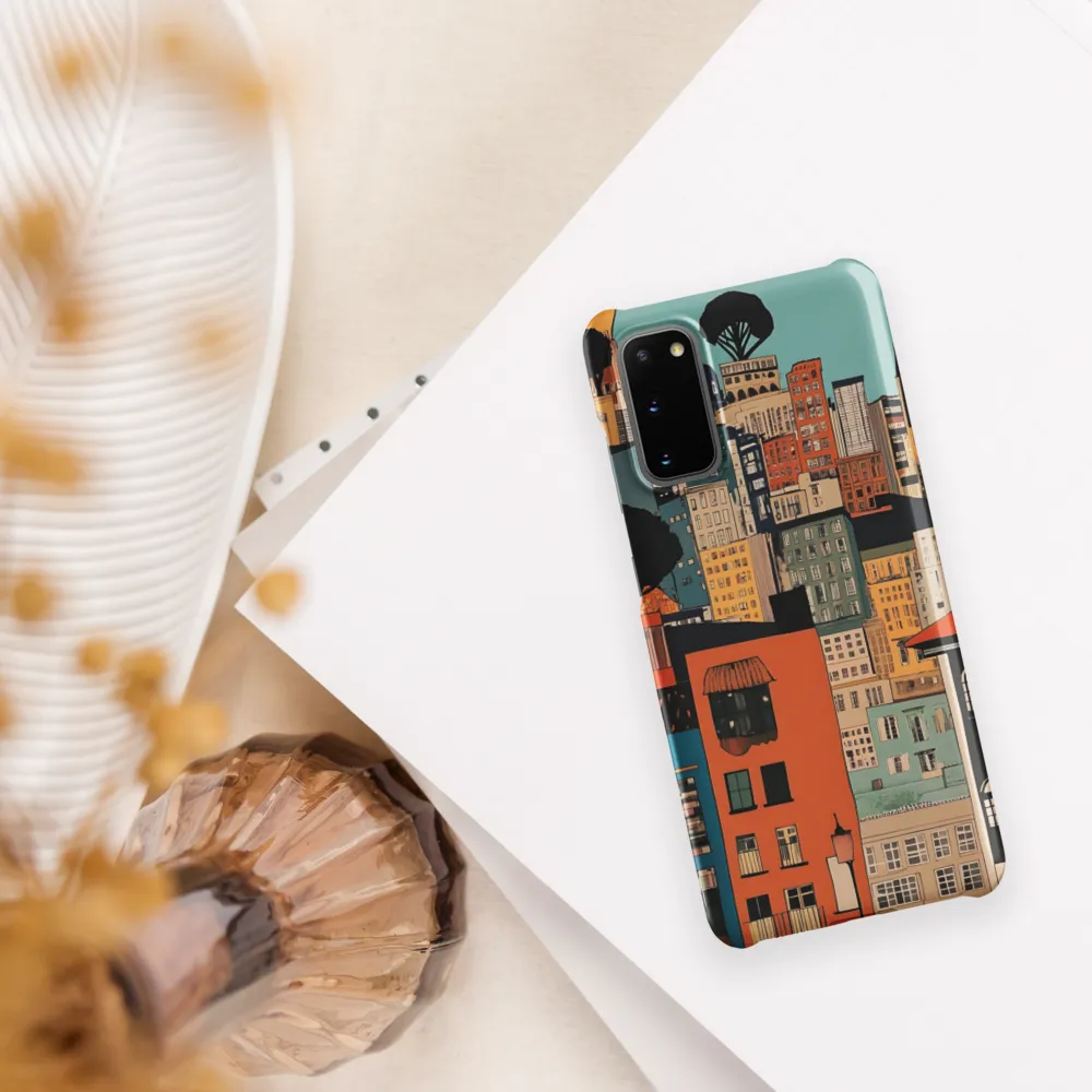 Urban Fusion: A Colorful Cityscape