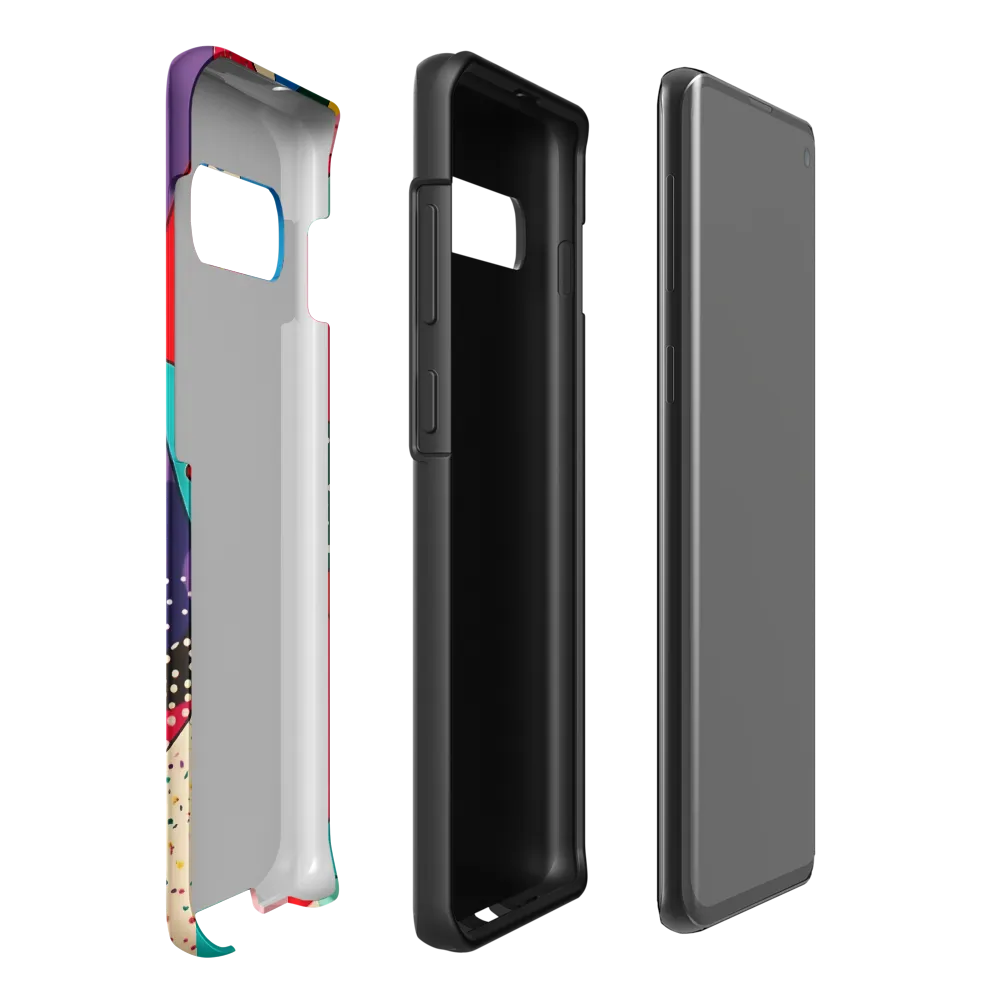 Playful Geometry in Color | Phone Case |  S10 Plus | Tough Case | Matte