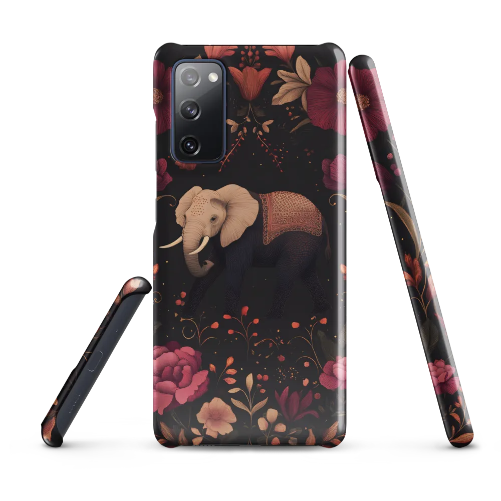Whispers of the Wild: Elephants and Blooms