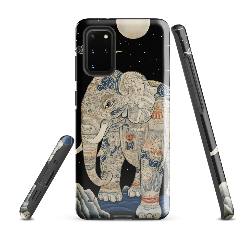 The Majestic Tale of the Painted Elephant | Phone Case |  S20 Plus | Tough Case | Glossy
