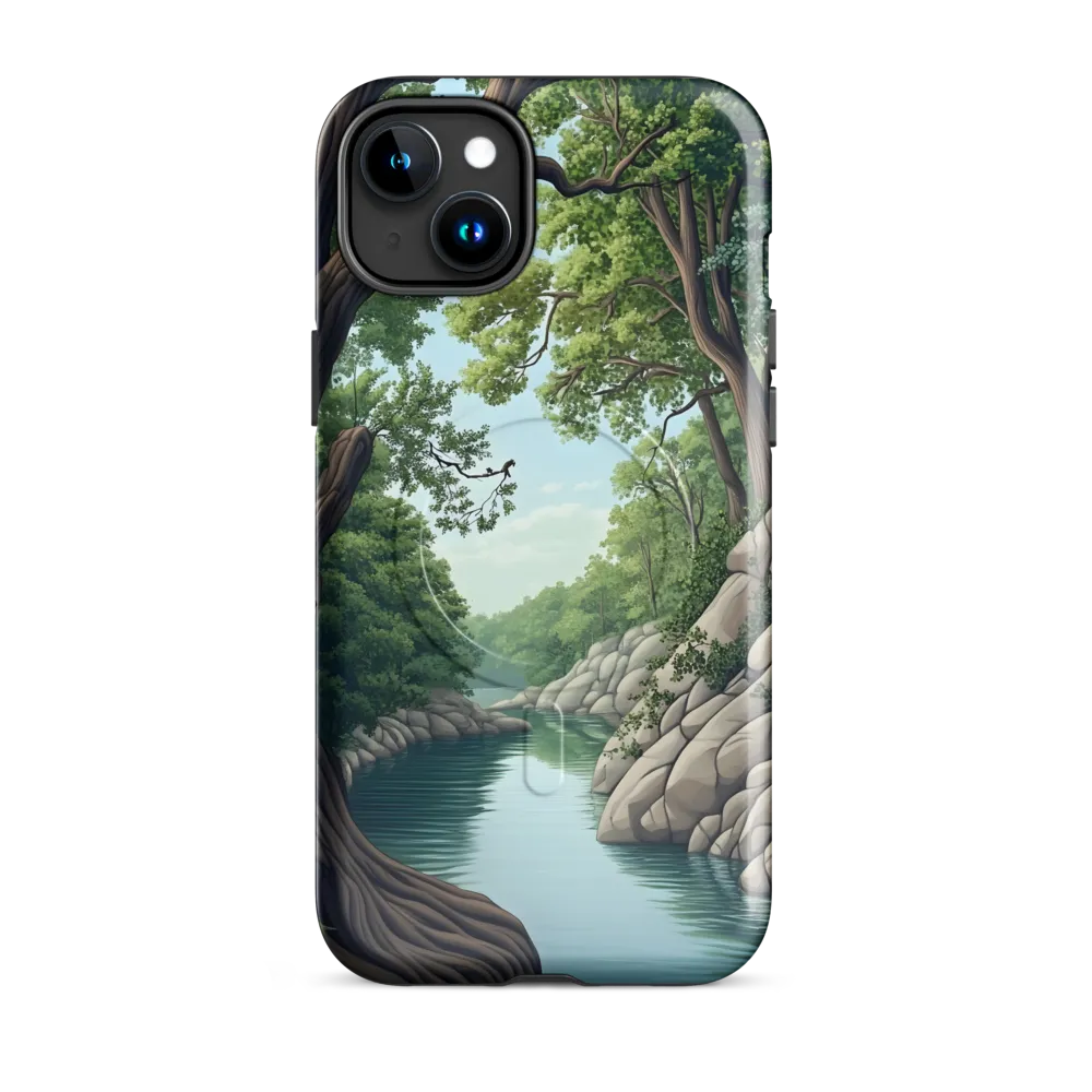 Tranquil Reflections: A Serene River Landscape