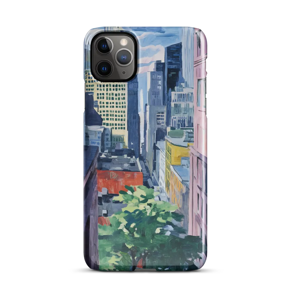 Urban Symphony: A Cityscape in Color | Phone Case |  11 Pro Max | Snap Case | Glossy