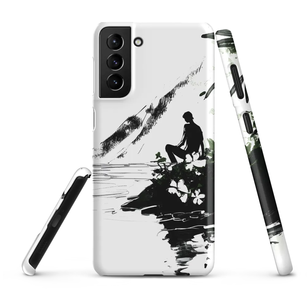 Contemplation by the Water | Phone Case |  S21 Plus | Snap Case | Matte