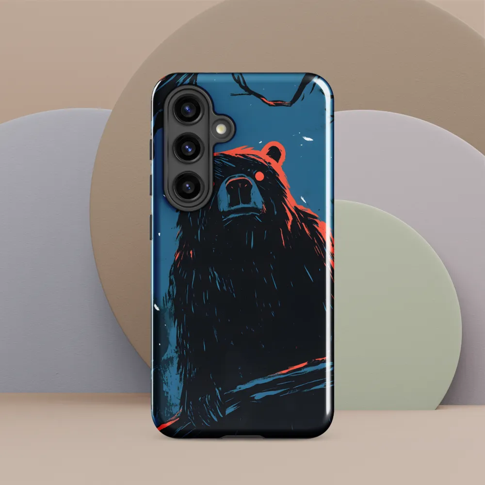 Eerie Majesty: A Bear in the Night