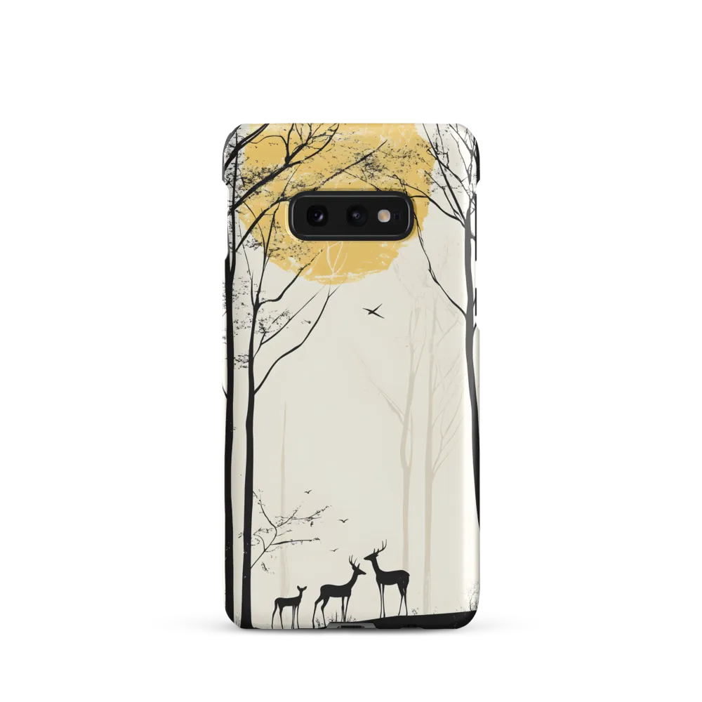 Silhouetted Serenity | Phone Case |  S10e | Snap Case | Matte