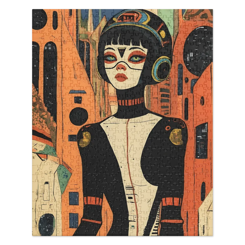 Futuristic Portrait of a Woman | Jigsaw Puzzle | 520 pieces