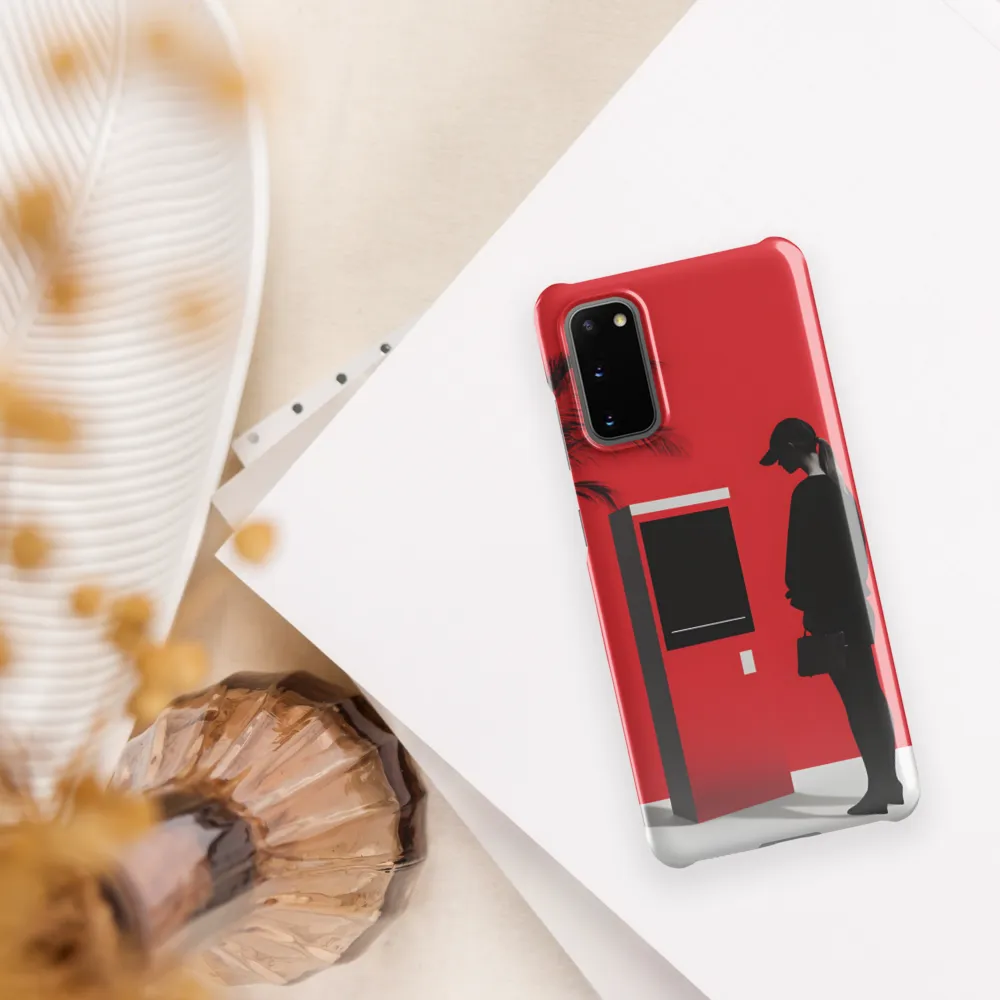 Contemplation in Red | Phone Case |  S20 | Snap Case | Glossy