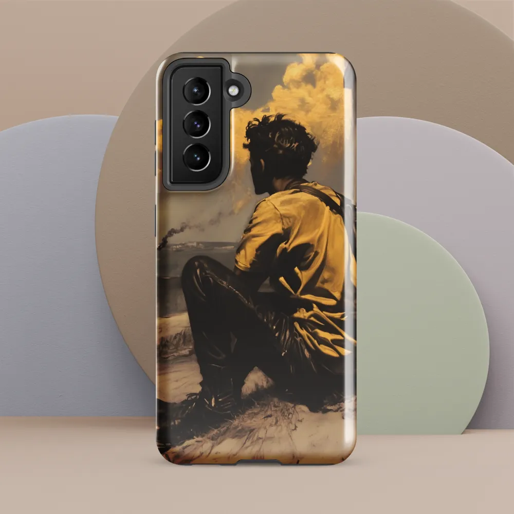 Reflections by the Shore | Phone Case |  S21 FE | Tough Case | Glossy