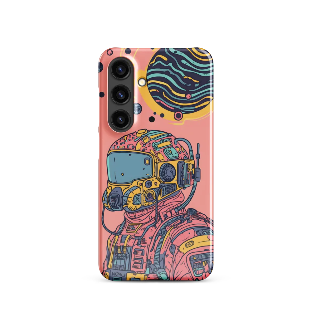 Exploration Beyond: A Digital Astronaut | Phone Case |  S24 | Snap Case | Glossy