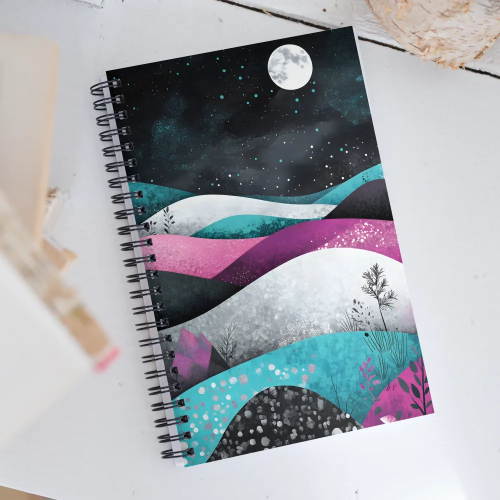 Moonlit Serenity | Spiral Notebook